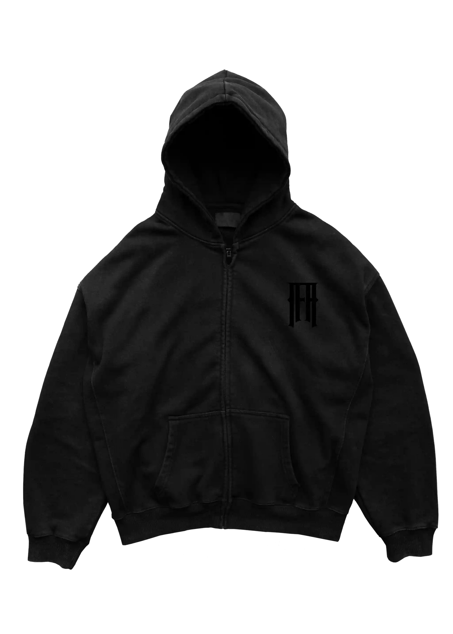BW Face Print - Heavy Zip-Hoodie | Ifa (new)