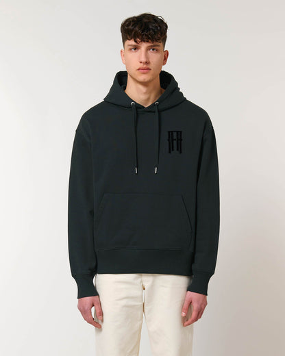 BW Face Print - heavy Hoodie | ifa