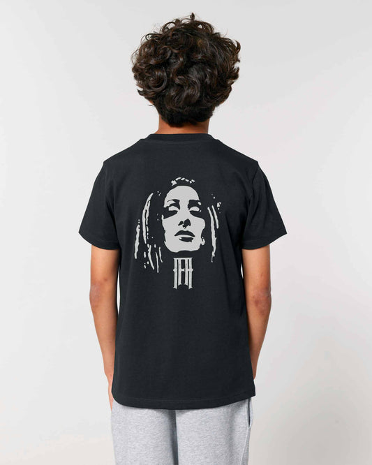 BW Face Print - Kids T-Shirt normal fit | ifa