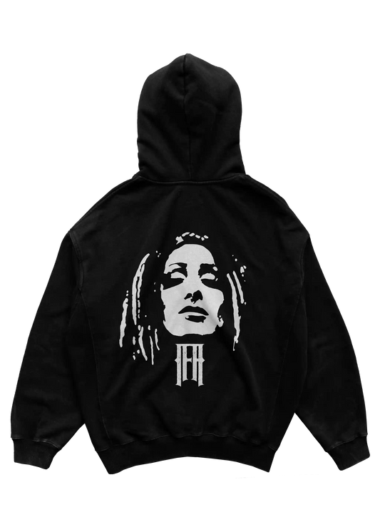 BW Face Print -  Heavy Zip-Hoodie | Ifa (new)