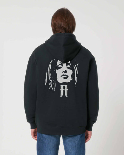 BW Face Print -  Heavy Zip-Hoodie | Ifa