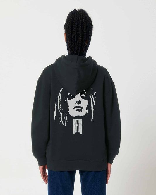 BW Face Print -  Heavy Zip-Hoodie | Ifa